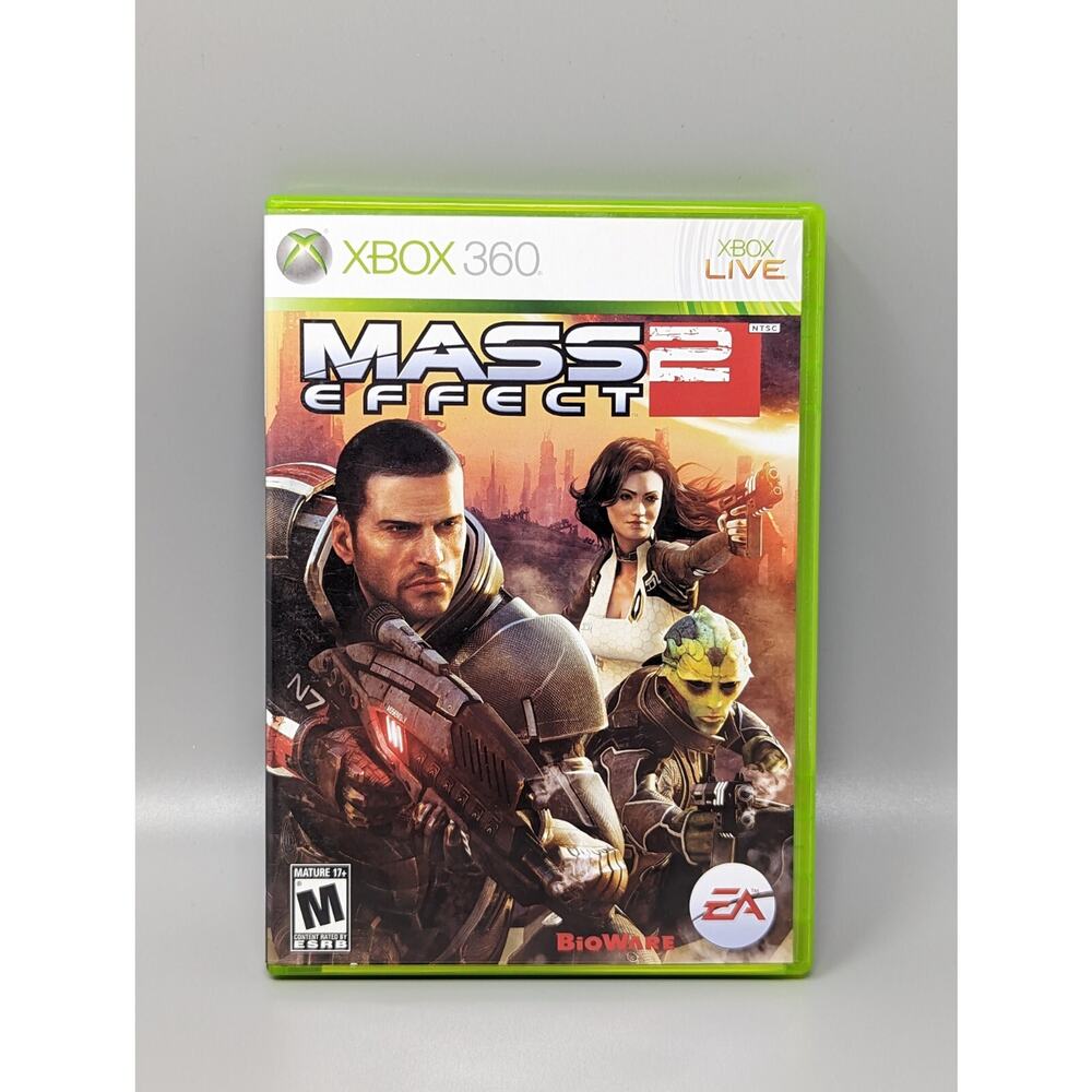 Mass Effect 2 Microsoft Xbox 360 Game Complete Manual Tested